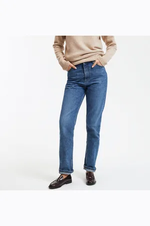 La Redoute Regular Straight Jeans with High Waist