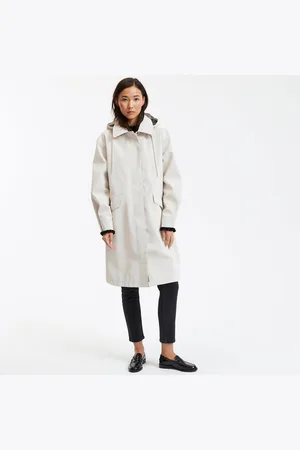 La Redoute Signatures Prisca Oversize Waxed Jacket with Removable Hood