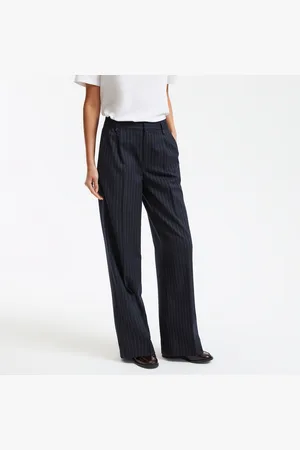 La Redoute Tennis Striped Trousers with Wide Leg