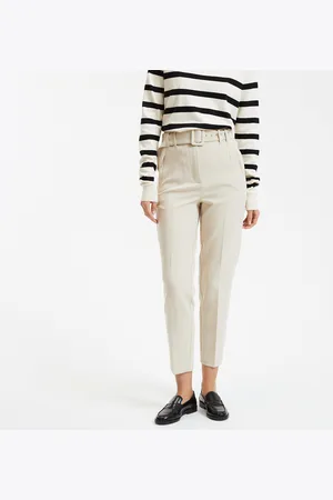 La Redoute Belted Cigarette Trousers