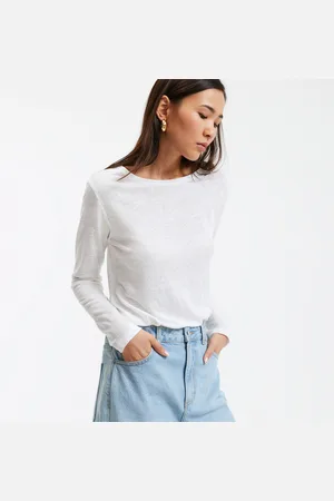 La Redoute Linen Crew Neck T-Shirt