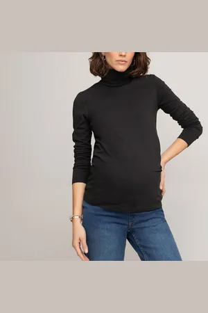 La Redoute Maternity Turtleneck T-Shirt in Organic Cotton