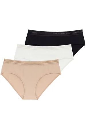 Dorina Pack of 3 Giana Hipsters in Cotton