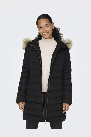 ONLY Long Hooded Padded Jacket