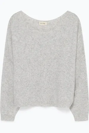 American Vintage Damsville Boat Neck Jumper in Chunky Knit
