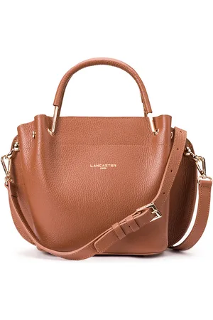 Lancaster Louisa Foulonne Double Handbag in Grained Leather