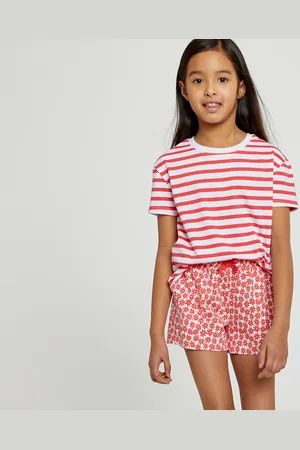 La Redoute Striped Cotton T-Shirt with Crew Neck