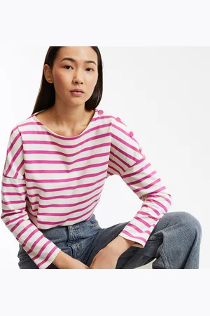 La Redoute Signatures Aimie Breton Striped T-Shirt in Loose Fit
