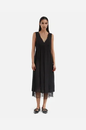 The Kooples Sleeveless Maxi Dress with Lace