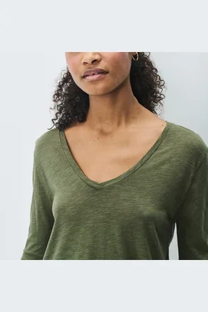 American Vintage Jacksonville V-Neck Long Sleeve T-Shirt