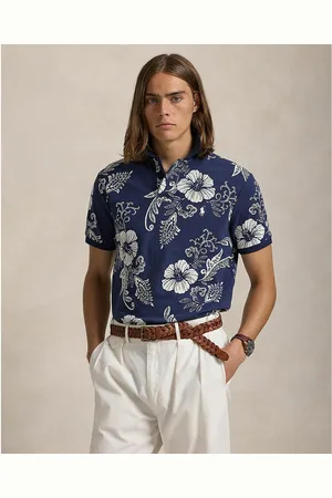 Ralph Lauren Short Sleeve Polo Shirt with Floral Print