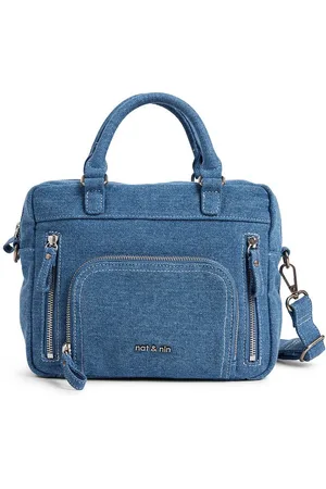 Nat & Nin Mini Macy Handbag in Grained Leather