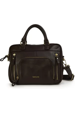 Nat & Nin Mini Macy Handbag in Grained Leather