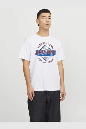 JACK & JONES Logo Print T-Shirt in Regular Fit