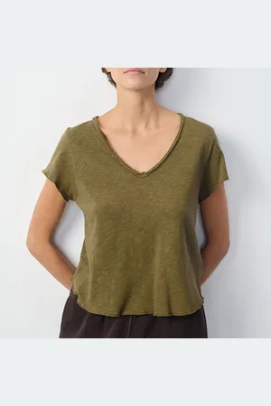 American Vintage Sonoma Short Sleeve T-Shirt with V-Neck