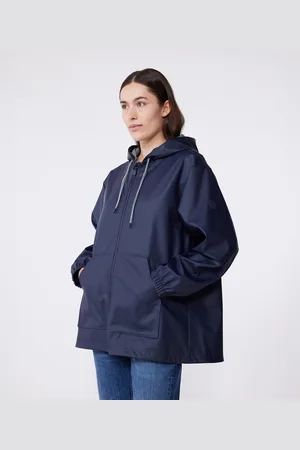Petit Bateau Hooded Waxed Jacket