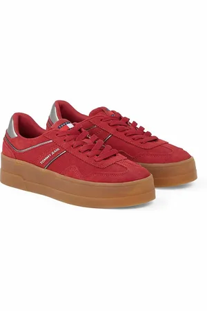 Tommy Hilfiger The Greenwich Platform Trainers in Suede