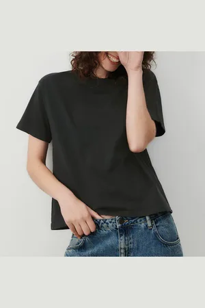 American Vintage Fizvalley Crew Neck T-Shirt with Short Sleeves
