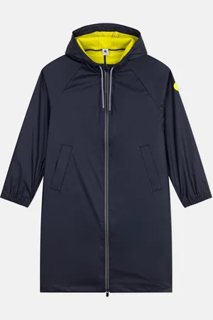 Petit Bateau Long Hooded Waxed Jacket