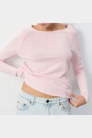 American Vintage Sonoma Boat Neck T-Shirt with Long Sleeves
