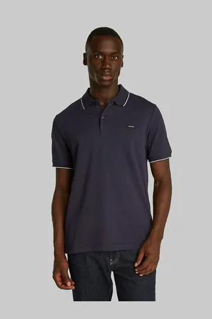 Calvin Klein Polo Shirt in Stretch Cotton Pique