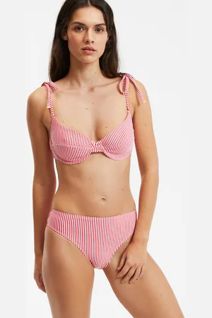 La Redoute High Waist Bikini Bottoms Striped