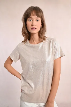 Molly Bracken Crew Neck T-Shirt with Short Sleeves