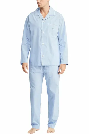 Ralph Lauren Long Gingham Poplin Pyjamas