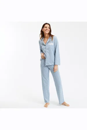 ANNE WEYBURN Polka Dot Pyjamas with Long Sleeves