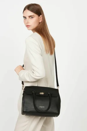 Lancaster Handbag with Flap and Clasp, m Milano Cosmos