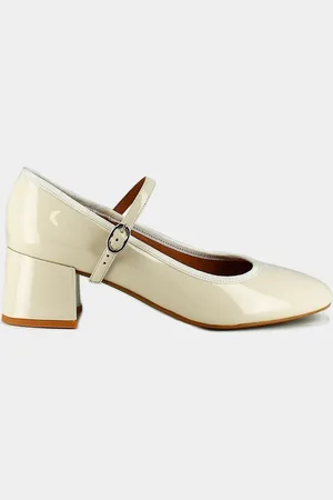 Jonak Dalmatie Heeled Mary Janes in Patent Leather