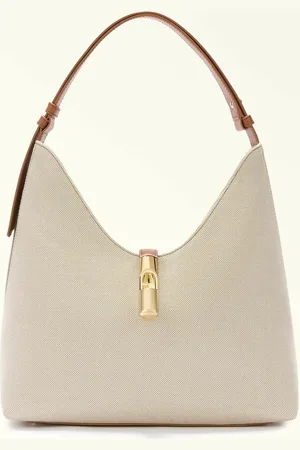 Furla Leather Hobo Bag, Goccia m