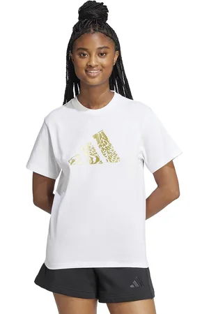 adidas T-Shirt with Big Gold Logo