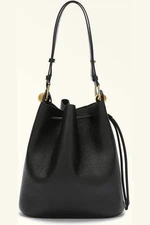 Furla Leather Bucket Bag, Sfera S