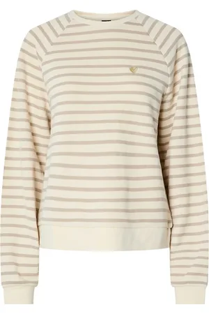 Pieces® Striped Sweatshirt with Heart Embroidery