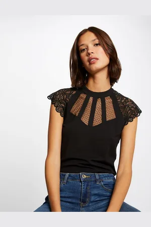 Morgan Lace Short Sleeve T-Shirt
