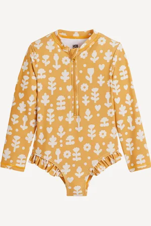 La Redoute Printed Long Sleeve Swimsuit