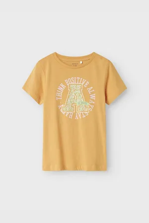 NAME IT Short Sleeve T-Shirt with Varsity Print