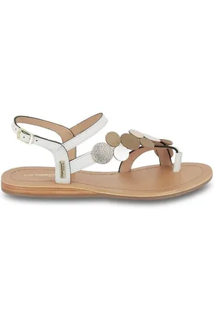Les Tropéziennes par M Belarbi Holly Toe Post Sandals in Leather