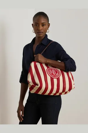 Ralph Lauren Striped Tote Bag EMERIE