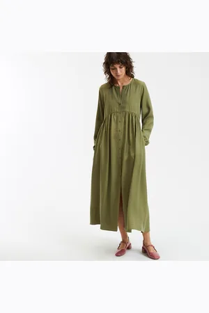 La Redoute Signatures Suzie Maxi Dress with Long Sleeves