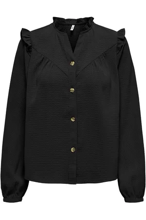 ONLY Blouse with Mandarin Collar