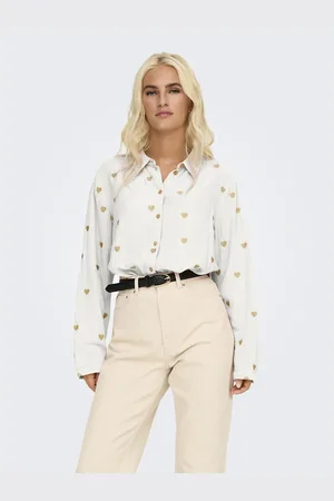 ONLY Blouse with Hearts