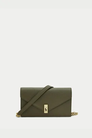 Ralph Lauren POLO ID Leather Clutch Bag