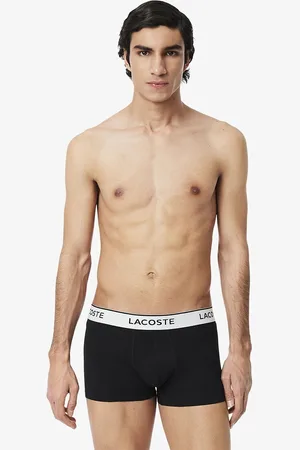 Lacoste Pack of 3 Hipsters in Plain Stretch Cotton