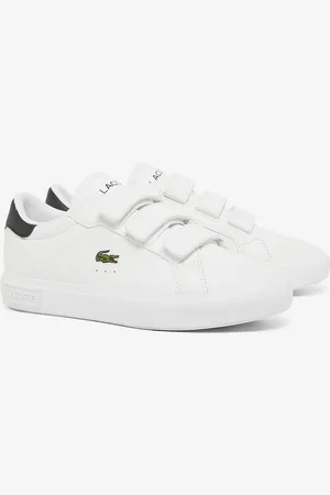 Lacoste Kids Powercourt Low Top Trainers with Touch 