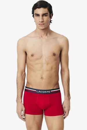 Lacoste Pack of 3 Hipsters in Plain Stretch Cotton