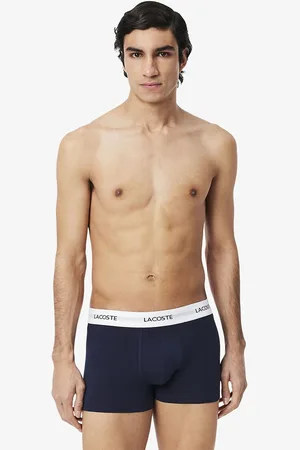 Lacoste Pack of 3 Hipsters in Plain Stretch Cotton
