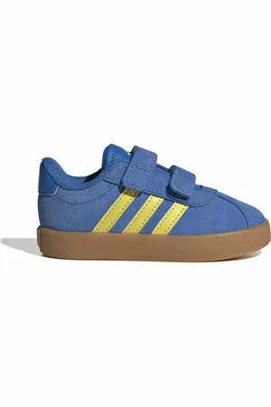 adidas Kids VL Court 3.0 Trainers in Suede with Touch 