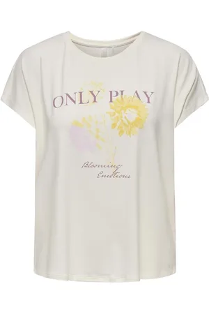 ONLY Aubry-Blur On T-Shirt with Crew Neck, Loose Fit
